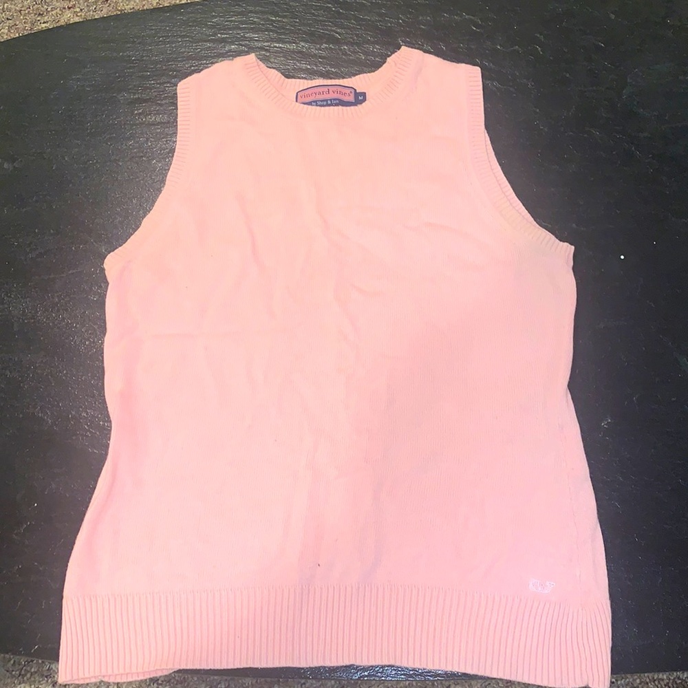 Pink Vineyard Vines Sweater Vest